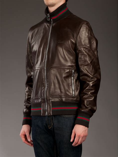 gucci jacket leather eabb 2014|Gucci GUCCI 2014 F/W MEN's RUNWAY LEATHER JACKET.